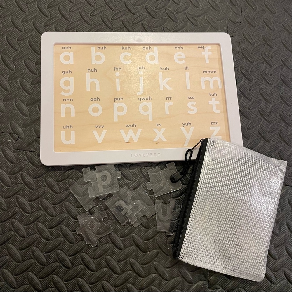 Lovevery alphabet puzzle